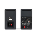 Back of ELAC Debut ConneX DCB41 Powered Bookshelf Speakers