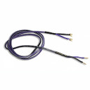 Analysis Plus Clear Oval Speaker Cable - 8 Foot - Pin to Spade - Pair