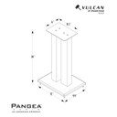 Diagram of Pangea Audio - DS-200 Speaker Stand (24")