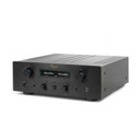 Left angle view of Vincent Audio SV-228 Hybrid Stereo Integrated Amplifier in Black