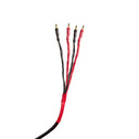 AudioQuest Type 8 Speaker Cable - PREMIUM No Frills Termination - 20 Foot Single - Bi-Wire Bananas to Bananas