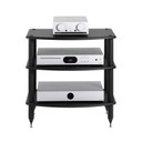 Pangea Audio Vulcan 3-Shelf Audio Rack - Black Shelves