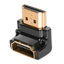 AudioQuest 90-Degree HDMI Flat Adaptor - Right Angle Narrow Adapter - Bends Up