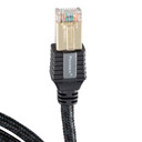 Closeup of ethernet end of Pangea Audio Premier SE ethernet cable