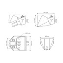 Ortofon 2MR Black LVB 250 Cartridge - Low-profile Design for Rega Turntables