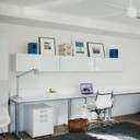 Home display of PSB Alpha iQ Streaming Powered Speakers with BluOS