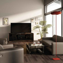 Salamander AV Basics 7224 Triple-Width Cabinet - Wenge Espresso