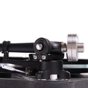 Close up detail of the Rega Planar 8 turntable's back of tonarm