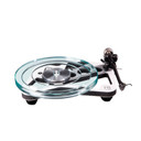 High front view of the Rega Planar 8 turntable in White.