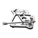 Skeleton view of white Rega Planar 10 with Aphelion 2 Cartridge