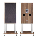 front grill and back view of LEAK Sandwich 250 Loudspeakers