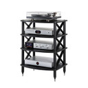 Pangea Audio Vulcan X-Brace 4-Shelf Audio Rack - Select  Finishes
