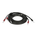 Coil of AudioQuest Rocket 11 Speaker Cable with BFA Banana to Banana Connections