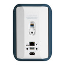 Back view of blue Bluesound PULSE FLEX Skin