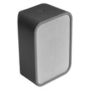 Angle view of charcoal Bluesound PULSE FLEX Skin