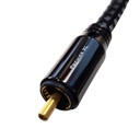 Downward angle view of the Pangea Audio Premier XL coaxial digital cable