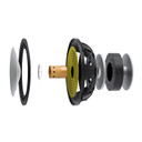 Black Monitor Audio Bronze 50 7G Bookshelf Speakers driver exploded