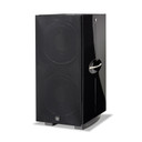 Angle of REL Acoustics 212 Black Label Grille with cloth