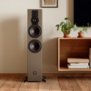 Living room lifestyle image featuring DALI SONIK 7 Tower Loudspeaker