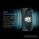 Features for AC Infinity CLOUDPLATE T9- Quiet Rack Cooling Fan System - Exhaust