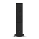 Front of Black Ash DALI SONIK 5 Tower Loudspeaker with grill.