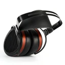 HiFiMAN Arya Organic headphone from above showing ergonomic headband and suspension strap