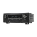 Denon AVR-S980H 7.2-channel AV receiver — angle view showing black aluminum fascia and Denon branding