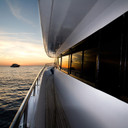 Left of Boat of Bowers & Wilkins Marine 8 Outdoor Loudspeaker