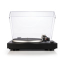 Front of Dual CS 518 Manual Turntable - Black - Ortofon 2M Red Cartridge