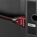 AudioQuest Cinnamon 48 2.1 HDMI Cable plugged in