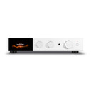 Front of Audiolab 9000A Integrated Amplifier Silver