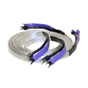 Analysis Plus Big Silver Oval Speaker Cable - 8 Foot - Banana to Banana - Single