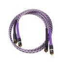 Analysis Plus Solo Crystal Oval Interconnect Cable coil with RCA to RCA ends