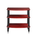 Pangea Audio Vulcan 3-Shelf Audio Rack - Rosenut Shelves