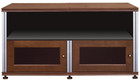 Salamander Synergy Twin 20 OC with Double-Width Shelf - Walnut/Alumium