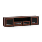 Salamander Quad 245 Cabinet With Open Center - Walnut/Black