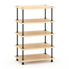 Salamander Archetype 5.0 - 5-Shelf Audio Rack - Real Maple Wood