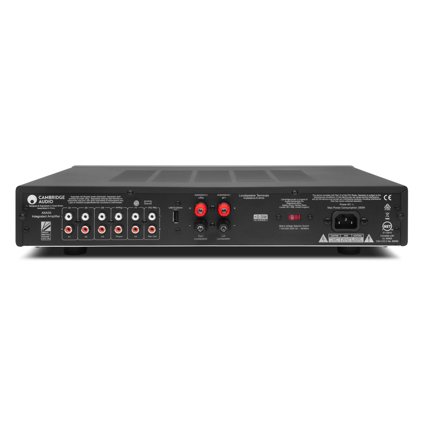 Cambridge Audio AXA35 Integrated Amplifier - Audio Advisor Inc.