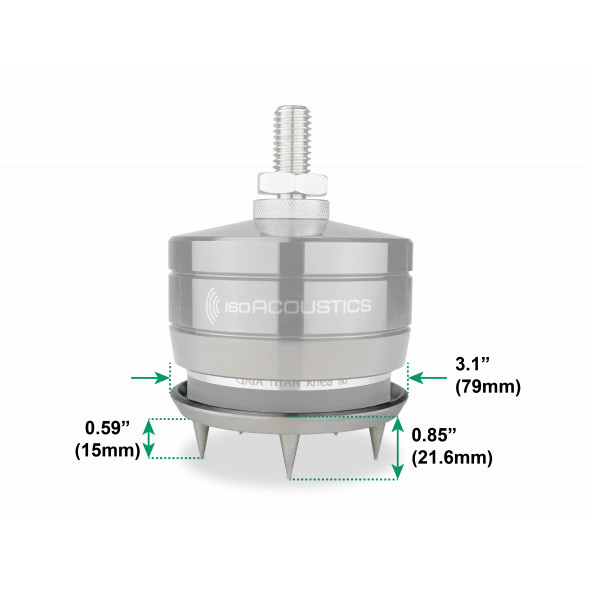 IsoAcoustics Carpet Spikes for GAIA Titan Rhea - Thumbnail 2