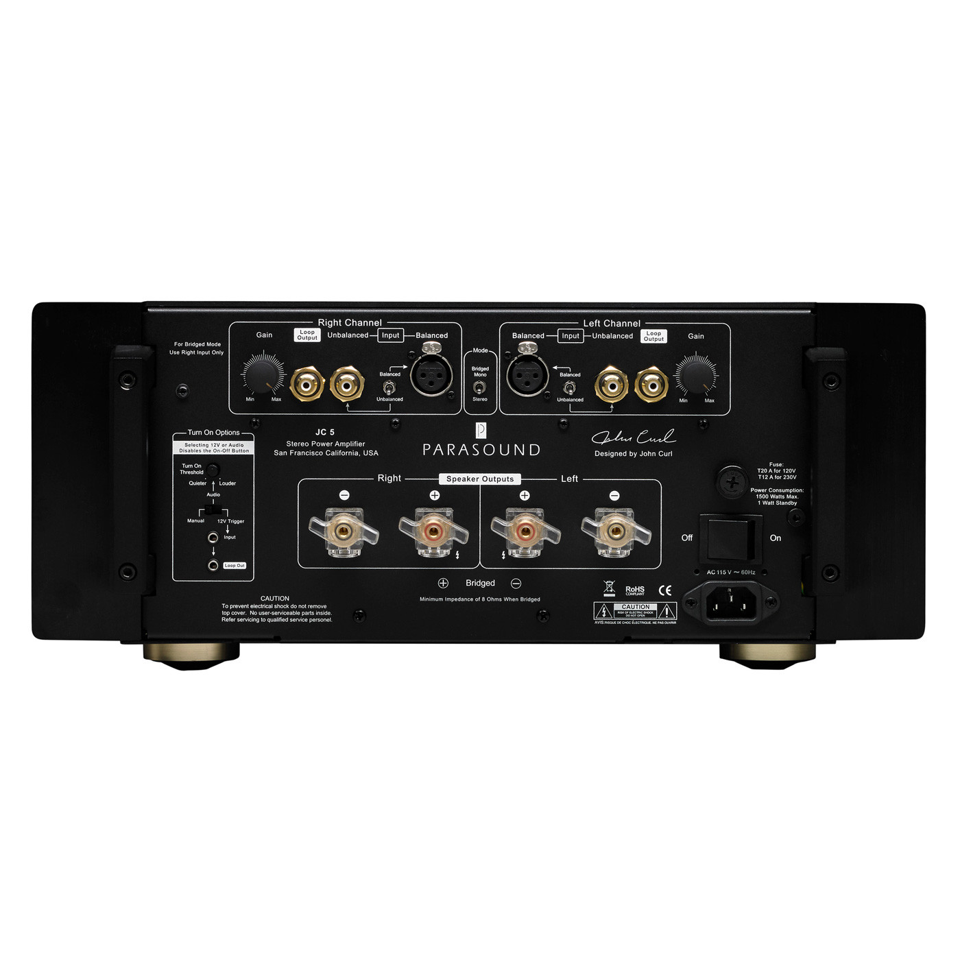 Parasound JC5 Power Amp - Thumbnail 2