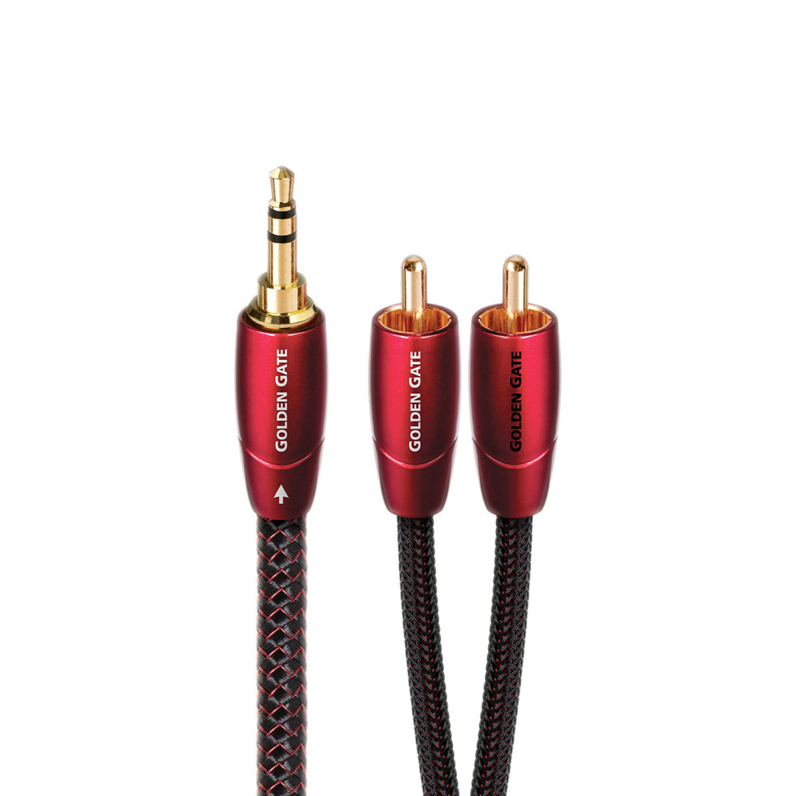 即納新作audioquest GoldenGate φ3.5mm - RCA 1.5m ケーブル・シールド