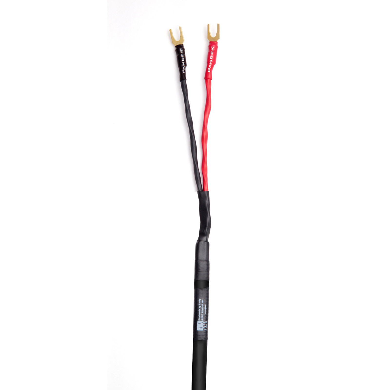 AudioQuest Rocket 44 Speaker Cable - PREMIUM No Frills Termination - 12  Foot Pair - Spades to Spades