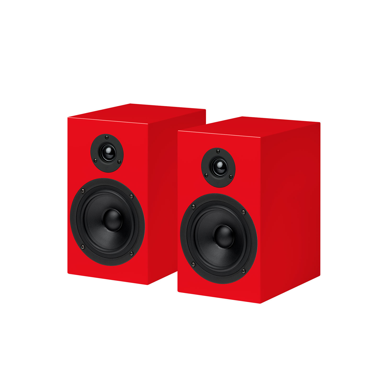 Pro-Ject Speaker Box Bookshelf Speakers Red, Pair