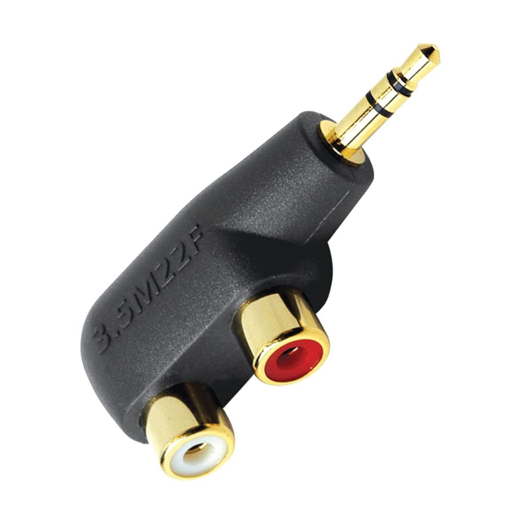 AudioQuest 3.5mm Mini Plug to 2 RCA Adapter