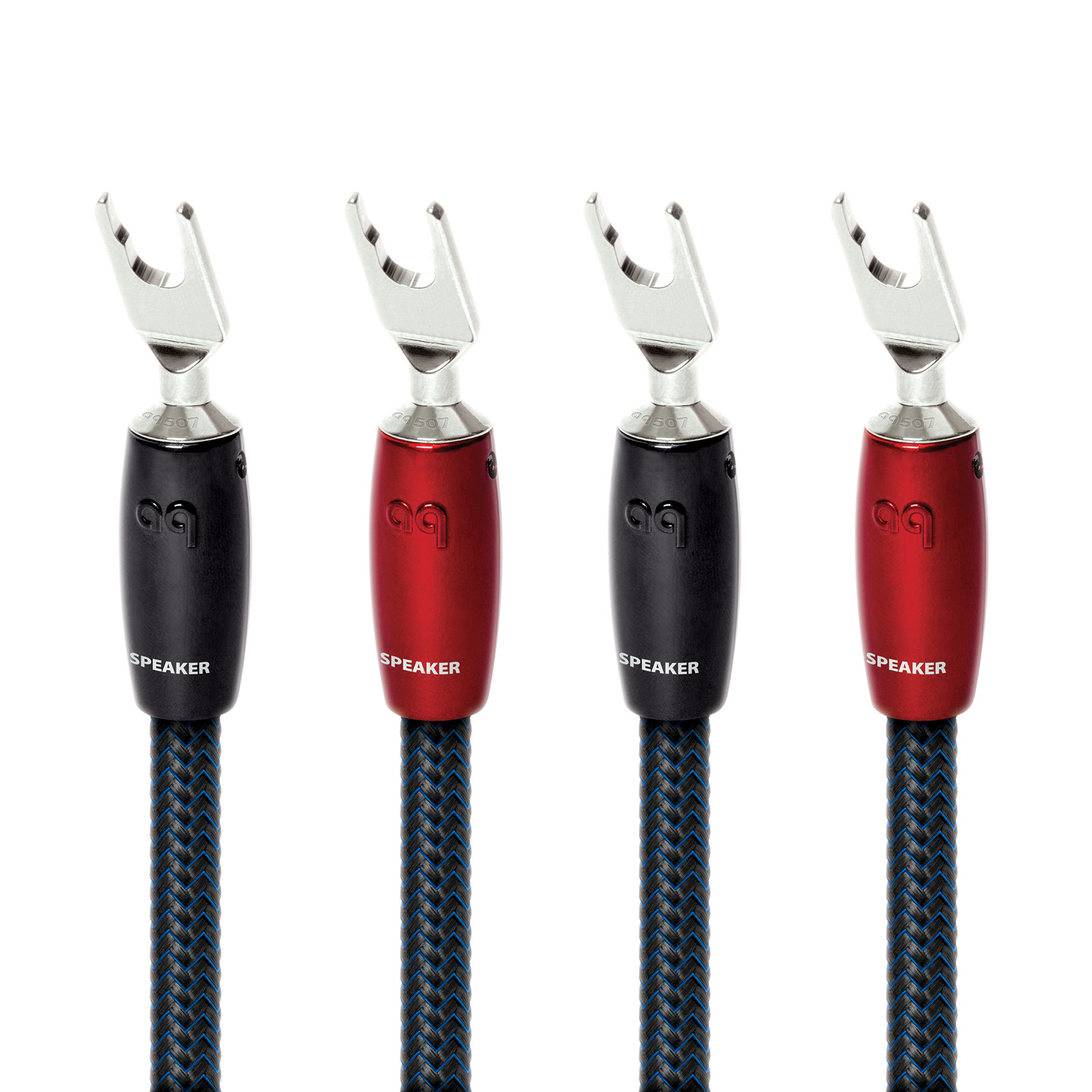 AudioQuest ThunderBird Bi-Wire Speaker Cable Jumpers - Spade to