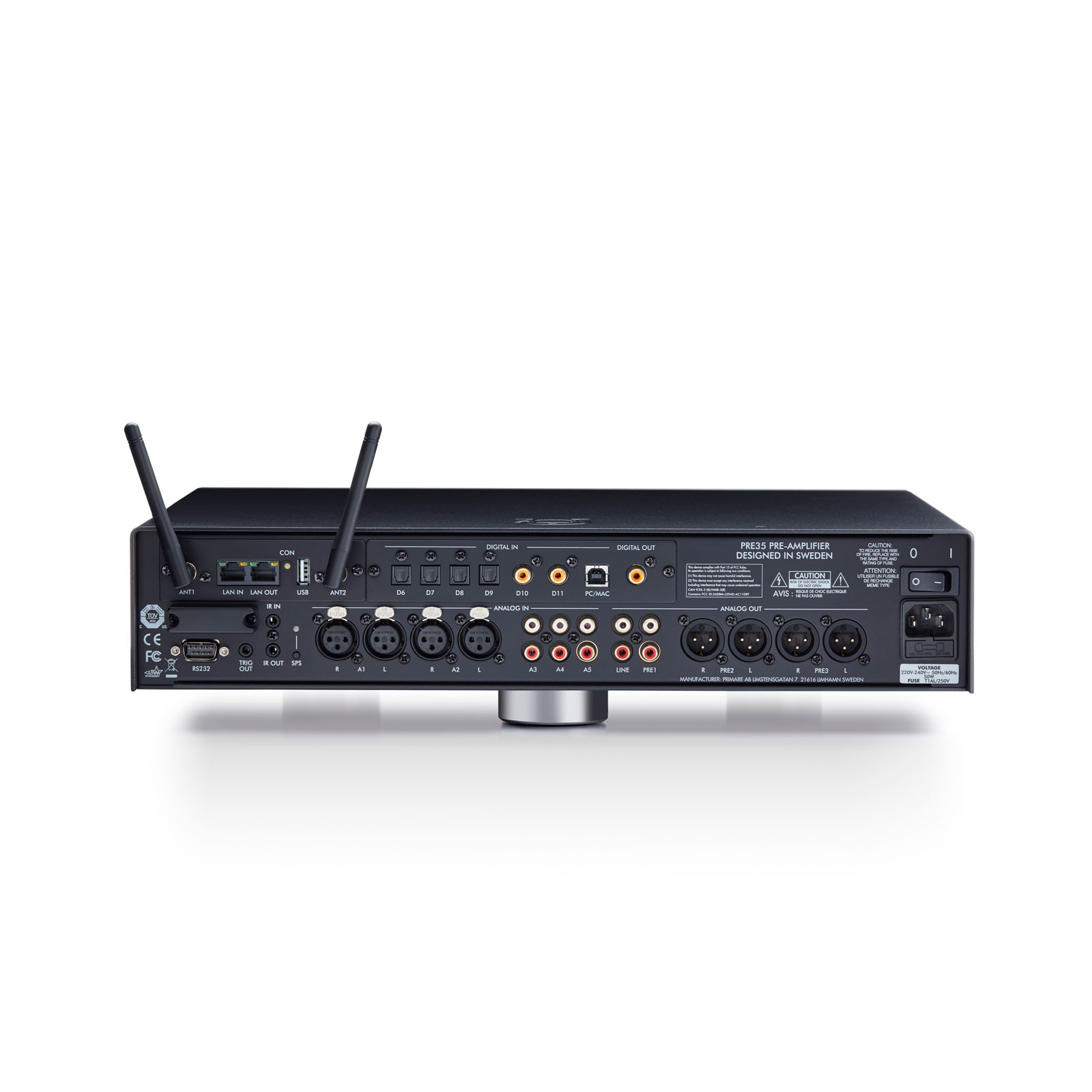 Primare PRE35 Prisma Balanced Preamplifier - Prisma - DAC - Black