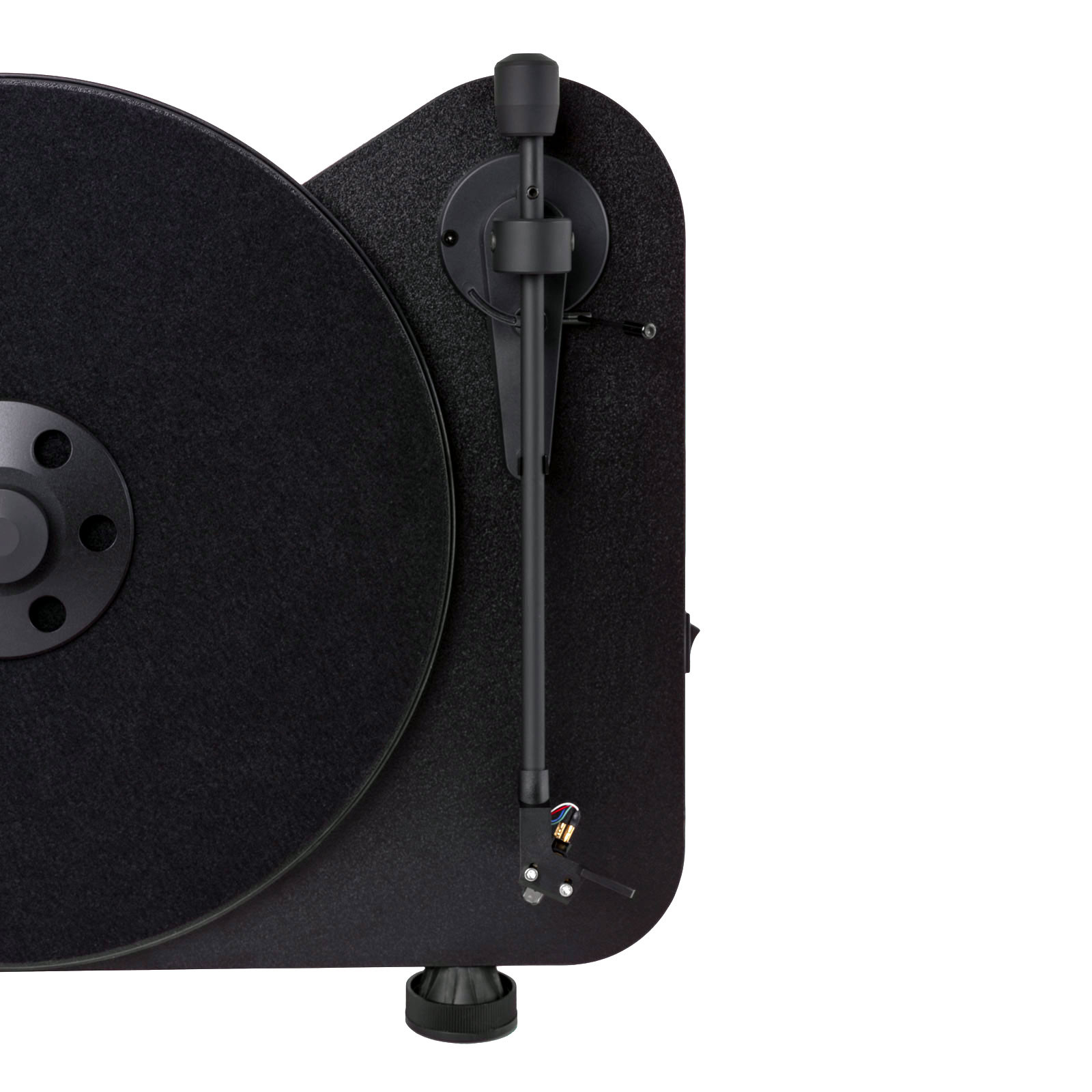 Pro-Ject VTE Vertical Turntable - Right Handed - White - Ortofon OM5