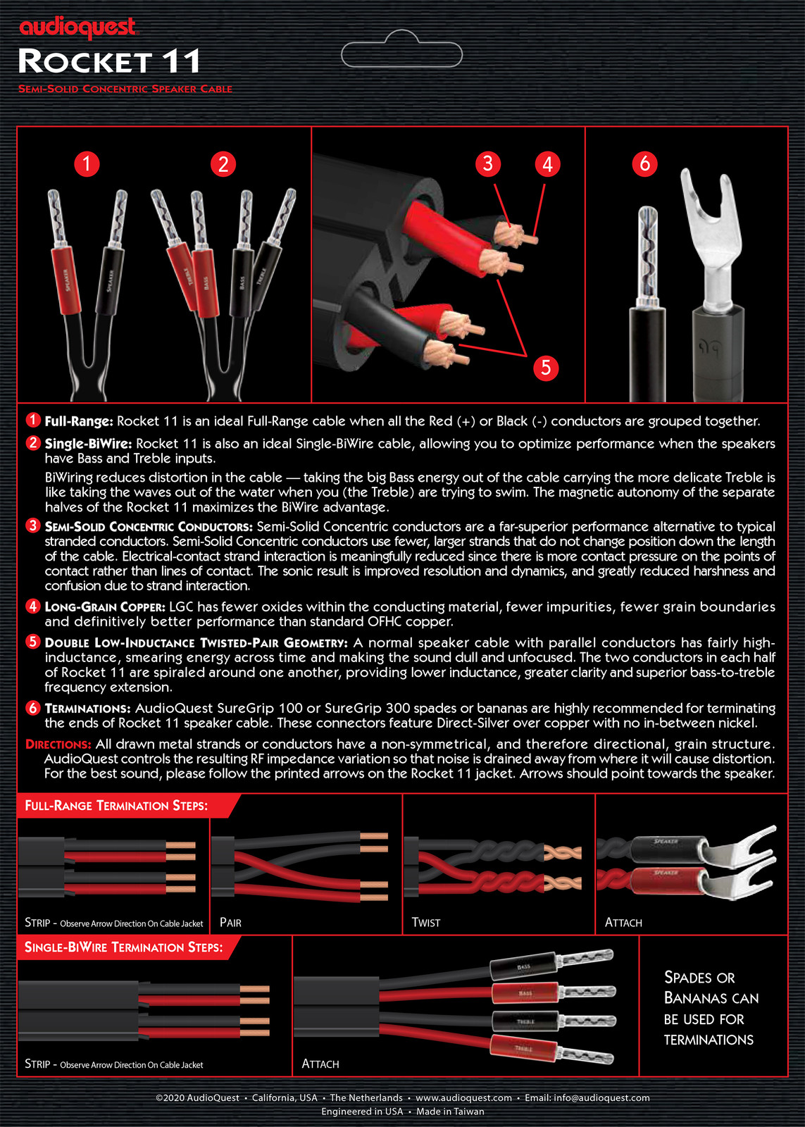 AudioQuest Rocket 11 Speaker Cable - Thumbnail 4