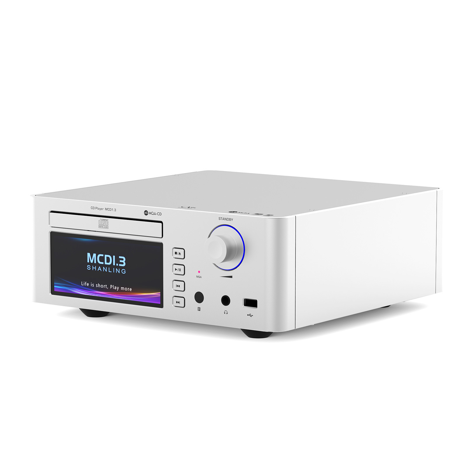 Shanling MCD1.3 Multifunctional CD Player - Silver - Audio Advisor
