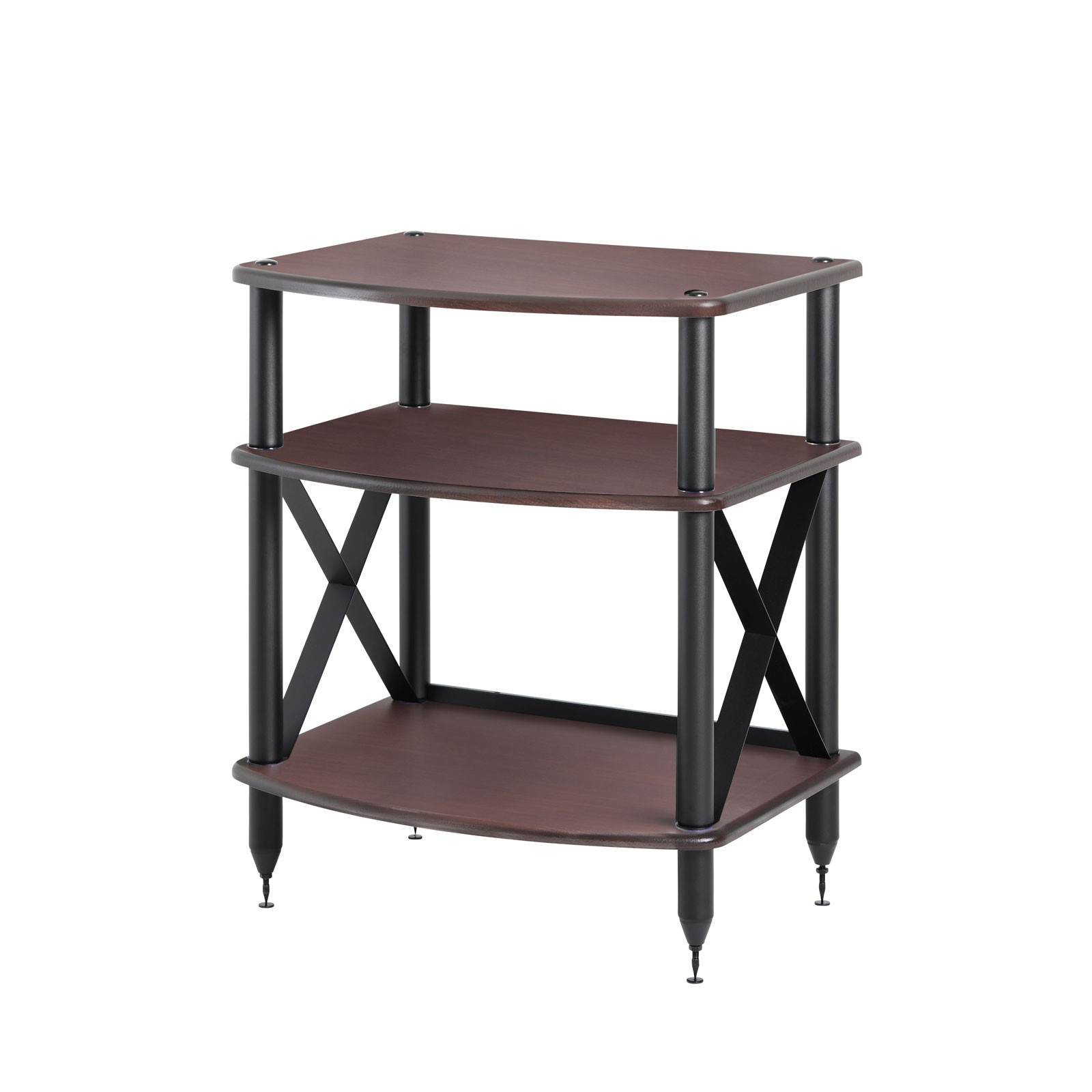 Pangea Audio Turntable Stand with Vinyl Record Storage - Espresso